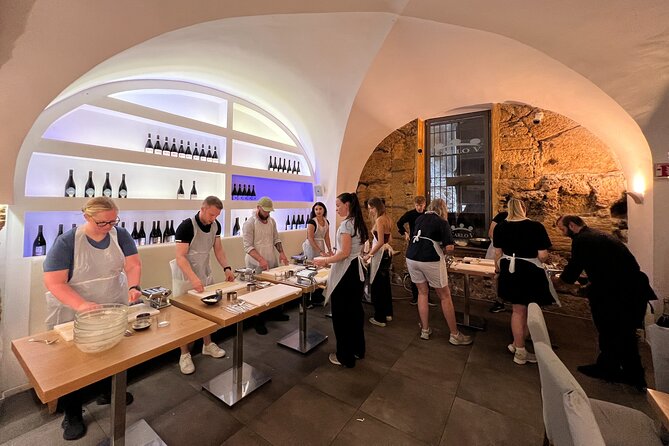 Palermo: Pasta and Tiramisu Small Group Cooking Class with Wine - The End Meal: Wine Pairing and Sitting Down Together