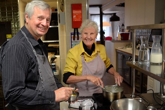 Paris Cooking Class and Lunch with Wine plus Market Visit Option - Where you start in Paris: 59 Rue du Cardinal Lemoine and the kitchen setup