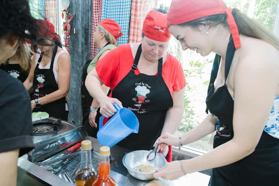 Phuket: Authentic Thai Cooking Class - The big meal at the end: sharing, learning, and not wasting food