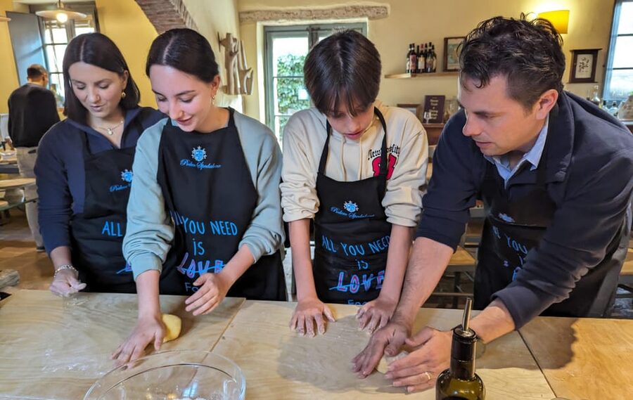 Pienza: Tuscan Cooking Class of Homemade Pastas and Cantucci - What you take home: recipe guide and apron that actually help