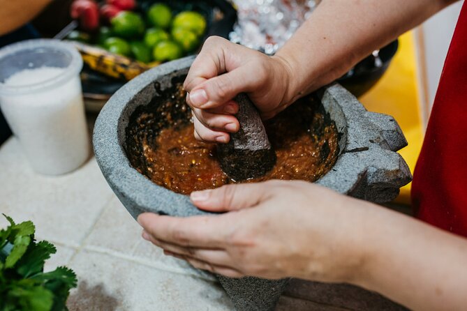 Playa del Carmen Mexican Cooking Class - Salsas, guacamole, and the pleasure of grinding