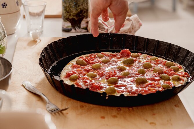 Polignano : Typical Cooking Class with Aperitif and wine included - What you eat: orecchiette, tomato-basil sauce, and Bari-style focaccia