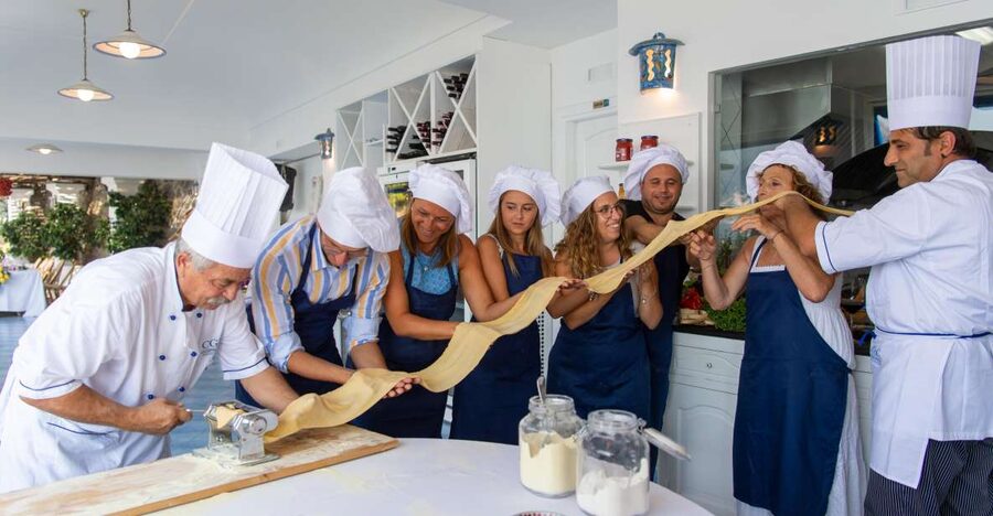 Praiano: Cooking Class with Dinner Overlooking the Sea - Key highlights you’ll feel right away
