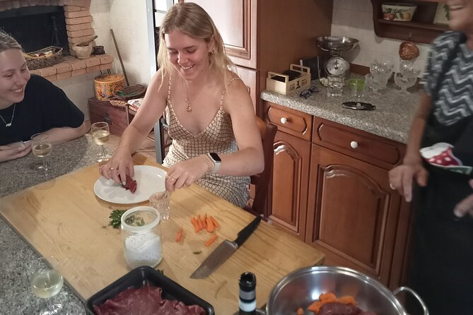 Private Home Cooking Class with Andrea and Arianna in Rome - Starters in a small Roman kitchen: zucchini flowers and rustici