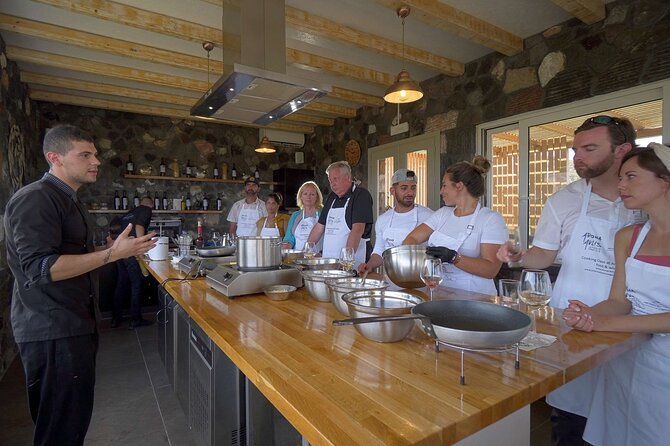 Private Santorini Cooking Class & Wine Tasting Tour - Anhydrous Winery: Where the Cooking Class Turns Wine Into Dinner