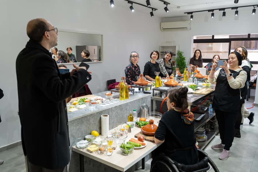 Rabat: Authentic Moroccan Cooking Class with Expert Chefs - The meal after class: mint tea, stories, and a full table payoff
