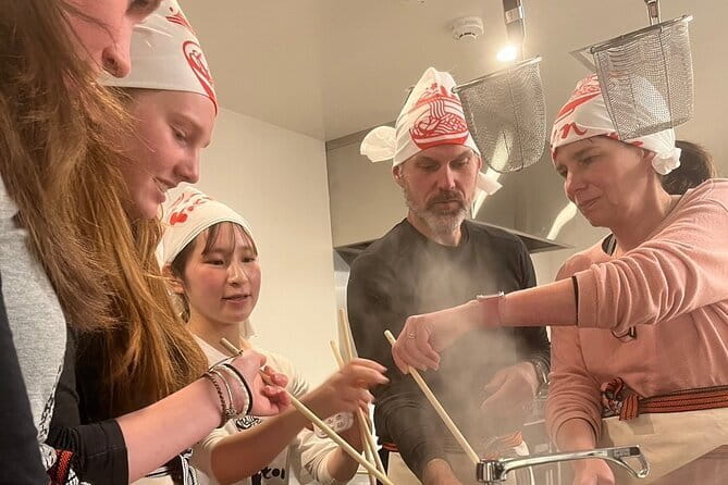 Ramen Cooking Class at Lake Kawaguchiko (Short Course) - Ramen by Lake Kawaguchiko, With Mt. Fuji in the background