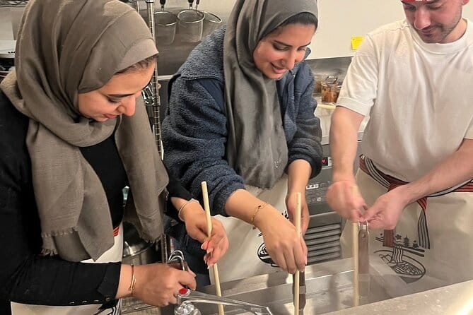 Ramen Cooking Class at Lake Kawaguchiko (Short Course) - Kneading, rolling, and cutting noodles the real way