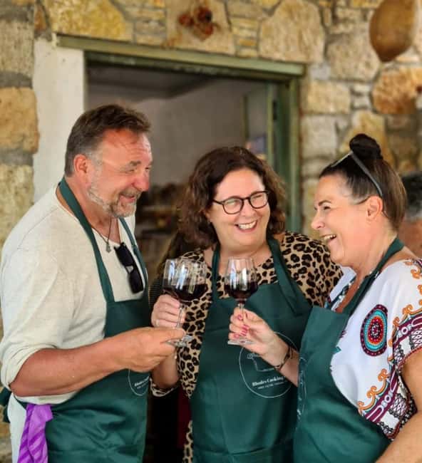 Rhodes: Cooking Class & Lunch at a Traditional Farmhouse - The garden walk: where your lunch starts before the stove