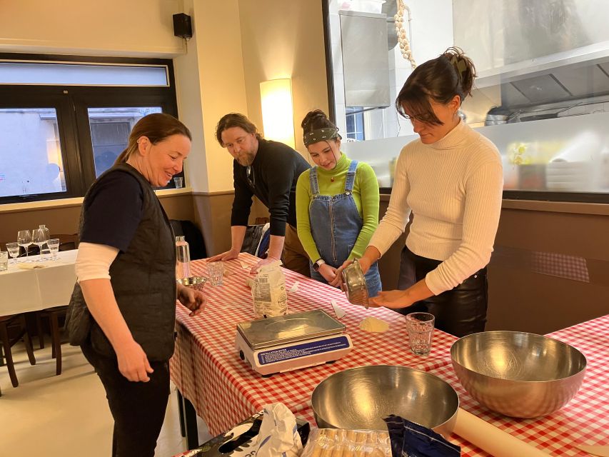 Rome: Cooking Class of fresh Pasta and Tiramisu Cake - Eating Your Work: Wine, a Sit-Down Meal, and Real Satisfaction