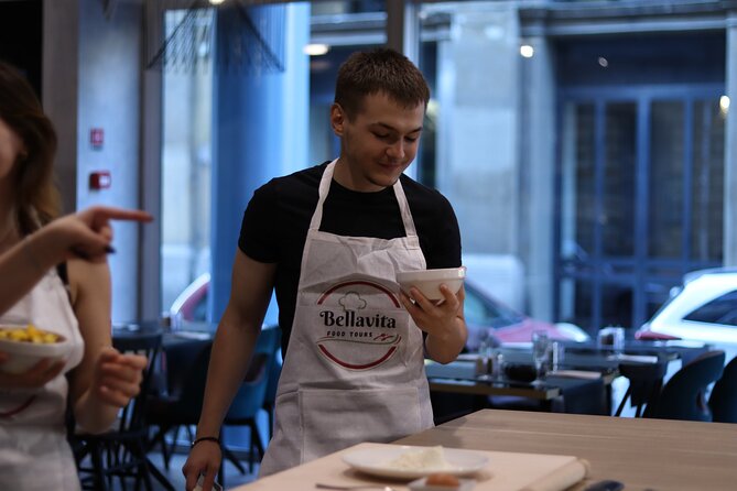 Rome Fresh Pasta & Tiramisu Cooking Class near Piazza Venezia - Ravioli from scratch: shaping, filling, and serving with sage butter