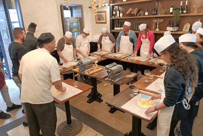 Rome: Pasta Cooking Class, Dinner & Wine in Authentic Restaurant - Two sauces, one confident pasta strategy: cacio e pepe and amatriciana