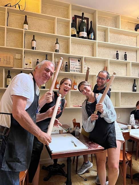 Rome: Pasta Cooking Class with Market Visit and Wine - Ravioli, tortellini, and more: the hands-on pasta lineup