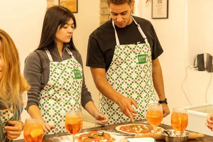 Rome: Pizza Making Cooking Class With Spritz Cocktails - The 2.5 Hours Work Like a Roman Food Party