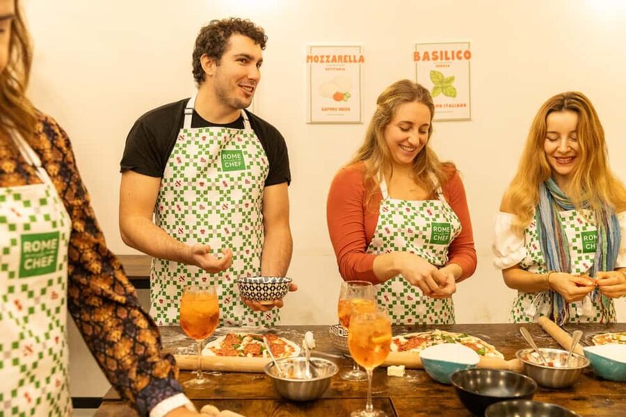 Rome: Pizza Making Cooking Class With Spritz Cocktails - The Spritz Mixology: Aperol, Hugo, and the Fun Skill Part