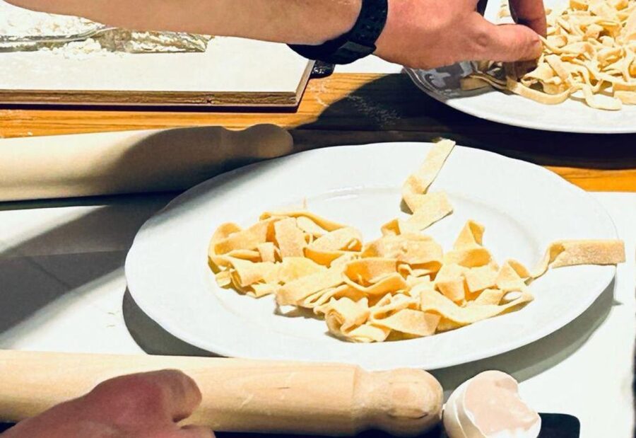 Rome: Small Group Pasta cooking class near Piazza Navona - Before you cook: prosciutto and cheese, plus a glass to start