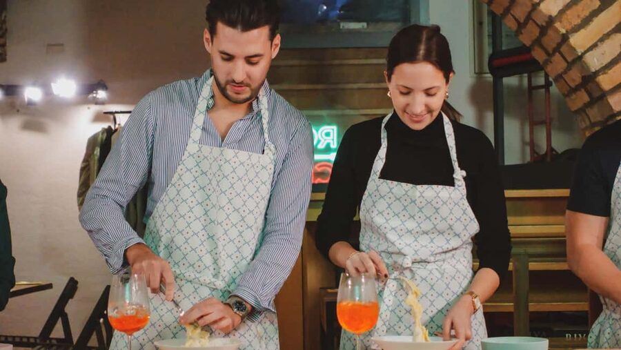 Rome: Spritz & Spaghetti Cooking Class - Meet Your Chef and Learn Faster in a Group of 14