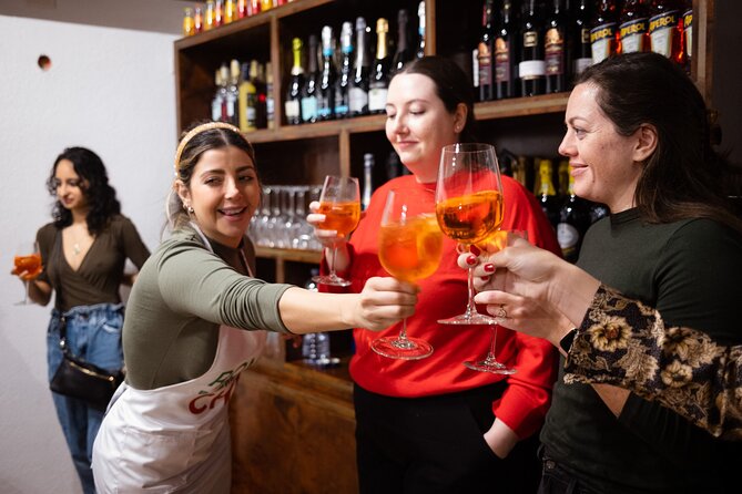 Rome Tipsy Cooking Class: Make Pasta and Mix 3 Spritz Cocktails - Three spritzes and handmade pasta: what you’re really buying