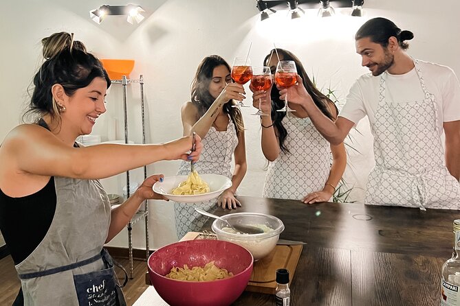 Rome Tipsy Cooking Class: Make Pasta and Mix 3 Spritz Cocktails - Price and value: $44.74 doesn’t sound like Rome, but it kind of is