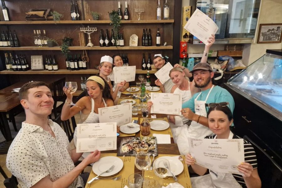 Rome: Traditional Cooking Class in the Jewish Ghetto - Fresh pasta from scratch: the hands-on core