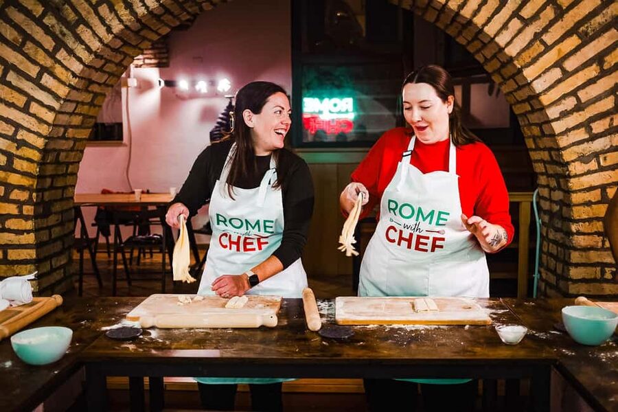 Rome: Traditional Pasta, Spritz & Tiramisu Cooking Class - Homemade Pasta From Dough to Fettuccine: Skills You’ll Use Again