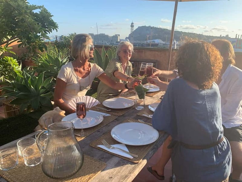 Rooftop Paella Seafood Cooking Class Experience in Barcelona - Small group, personal hosts, and the home-style vibe