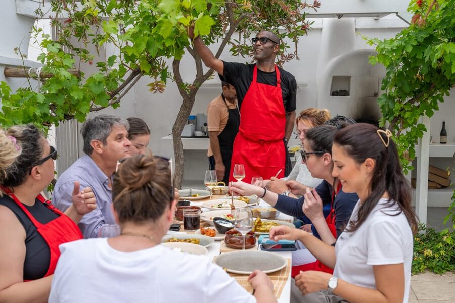 Santorini: Cooking Class with Lunch and Wine Tasting - Timing, Small Groups, and Getting There Without Stress