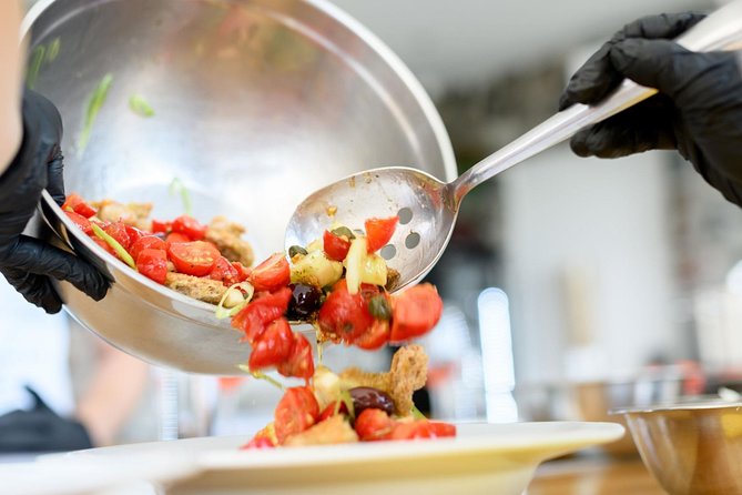 Santorini Farm-to-Table Cooking Class with a Local Chef, Christos - A Garden-First Start in Santorini’s Own Growing Season
