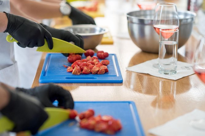 Santorini Farm-to-Table Cooking Class with a Local Chef, Christos - Wine Pairing at Artemis Karamolegos: Volcanic Character in a Glass