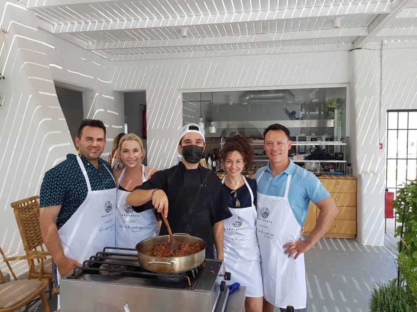 Santorini: Private Cooking Class and Wine Tasting Tour - Greek cooking class: what you’ll make and how hands-on it feels