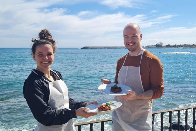 Seaview Cooking Class & Taormina local flavors with Chef Mimmo - The market stop: tasting Sicilian produce with Chef-style context
