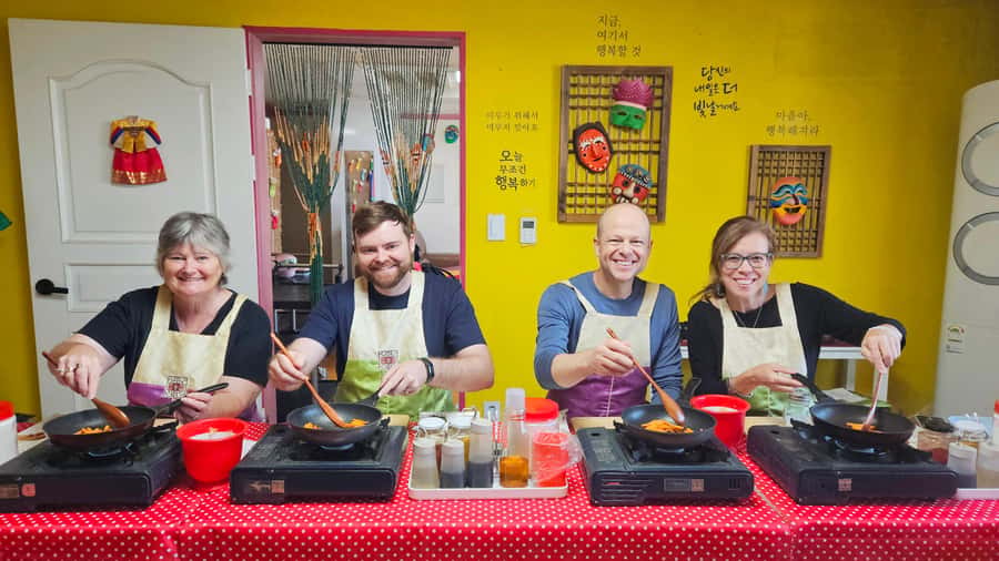 Seoul: Korean Cooking Class at a Local Home and Market Tour - Korean culture extras: phrases and the Tal mask moment