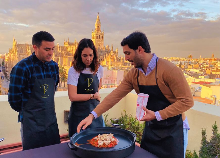 Seville: Paella Cooking Class & 30-Min Local Expert Q&A - Welcome Drink, Appetizers, and Meeting Your Cooking Crew