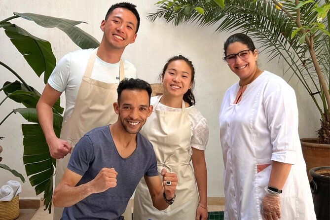Small-Group Cooking Class Experience in a Marrakech Riad - Cooking Lunch in the Courtyard: Salads, Tagine, and Hands-On Steps