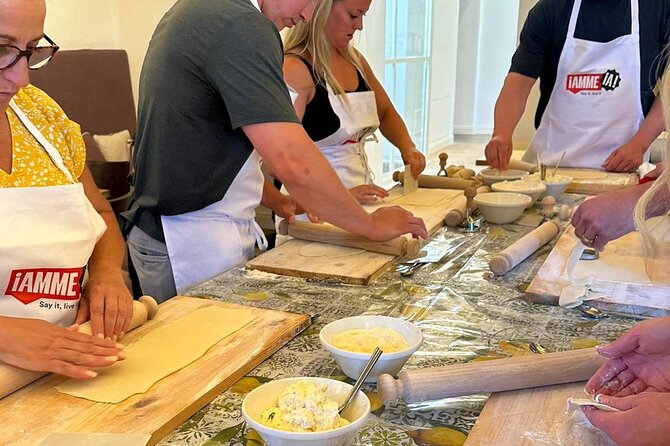 Sorrento: Hands-On Pasta, Tiramisu & Limoncello Fun Class - Vegetarian Food and Allergy Requests: Tell Them Up Front