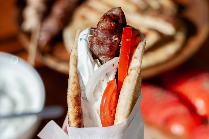 Souvlaki Cooking Class with Locals – Transfer Included - What you cook for lunch: skewers, veggies, pita wrapping