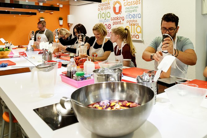 Spanish Cooking Class Paella Tapas and Sangria in Madrid - Cooking side by side in pairs: the real reason it feels personal