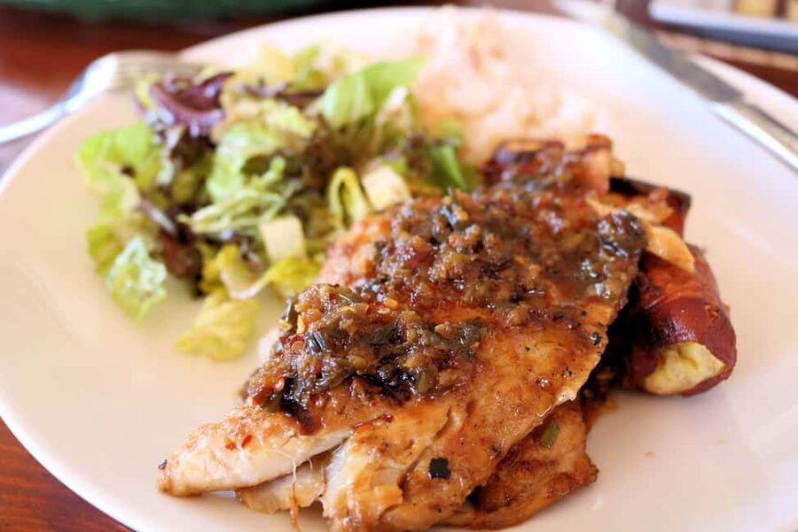 St. John's: From the Sea Cooking Class - The 3-course lunch: starter, main fish, sides, and dessert