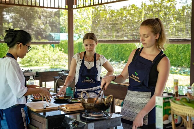 Sunset Thai Cooking with Grandma - Farm & Evening Feast - Getting there smoothly with pickup within 5 km