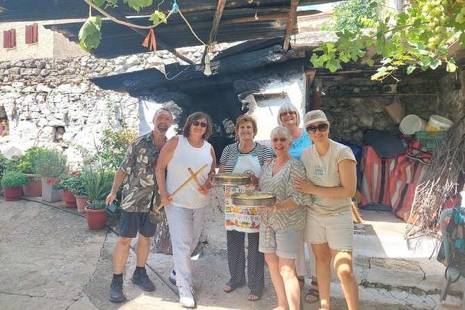 Sustainbable Cooking class, explore a mountainous village - Cheese pie with handmade phyllo and wooden-oven slow cooking