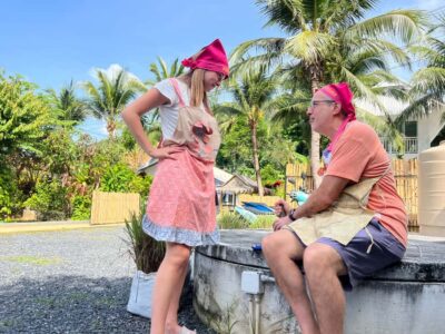 Thai Cooking Class with Market & Garden Tour - Hotel pickup and timing: morning lunch vs afternoon dinner