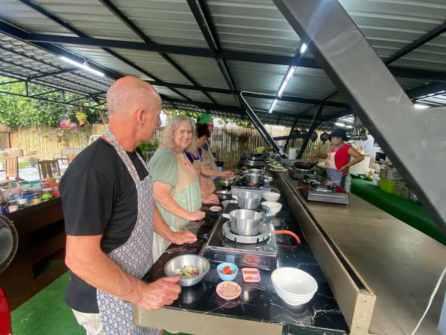 Thai Cooking Class with Market & Garden Tour - Hands-on Thai cooking: how you get real technique, not just memorization
