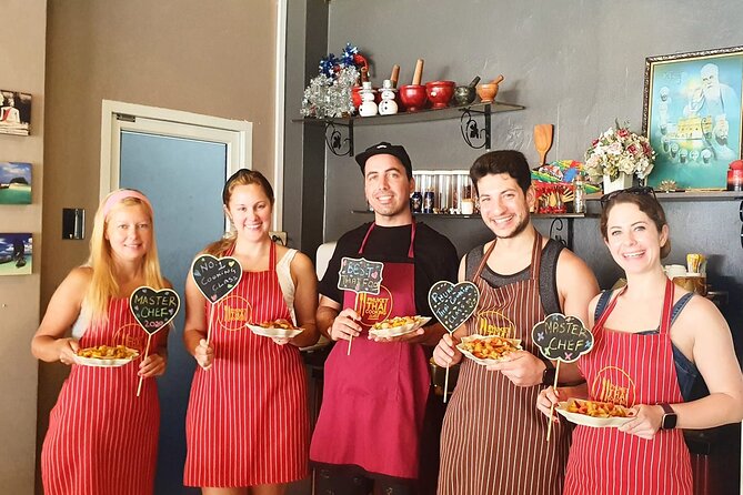 Thai Cooking Class with Market Tour in Phuket by VJ - Meeting Chef VJ and getting set up in Karon