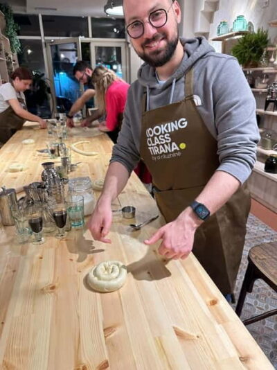 Traditional Albanian Cooking Class in Tirana & Raki Tasting - The menu you’ll cook: burek, pershesh chicken, and sheqerpare