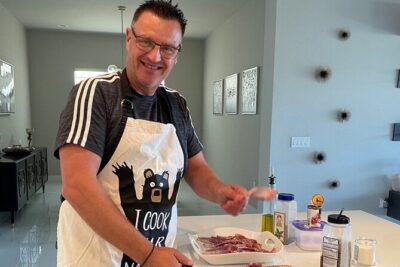 Traditional Greek Cooking Class in Naples Florida - Entering Chef George and Julia’s Naples home kitchen