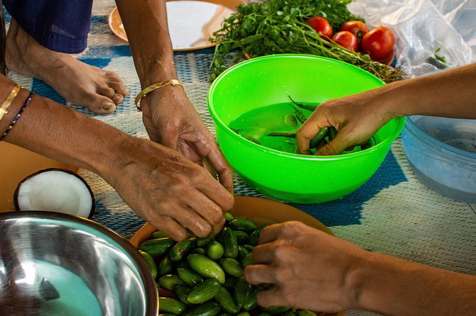 Traditional Indian Cooking Class in Goa, Anjuna [vegetarian] - Project Tres in Anjuna: a women-led village kitchen setup
