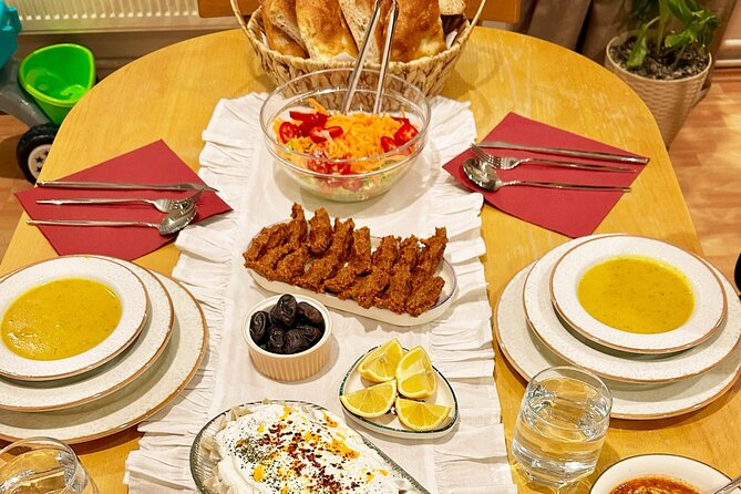 Turkish Cuisine Cooking Class at Local Home with Family - The Meal: Tea or Ayran, Plus Dessert and Coffee Moments