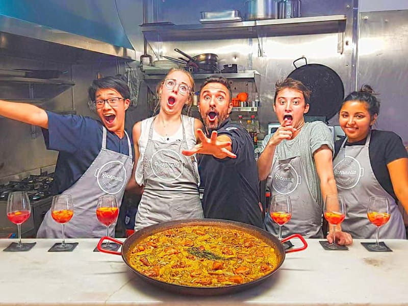 Valencia: Traditional Paella Cooking Class and Dinner - Starters, Valencian Cocoa, Olives, and Sangria While You Cook