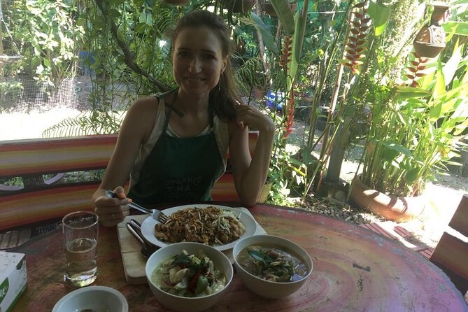 Vegetarian Organic Thai Cooking Class and Market Tour in Phuket - The organic garden kitchen: cooking outside in a real working space