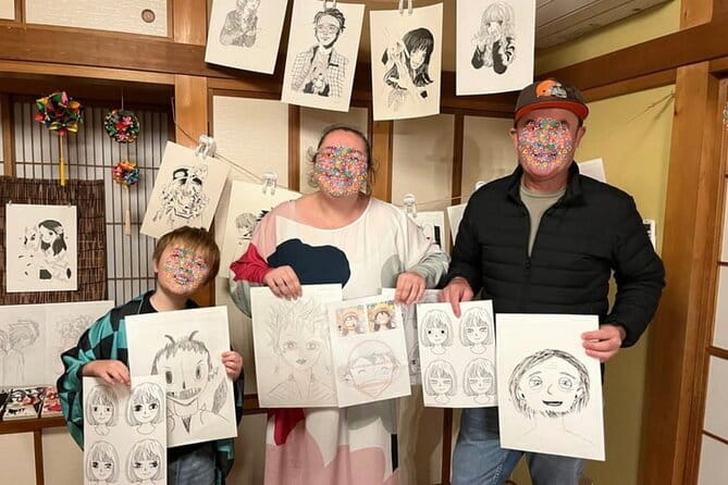 Yokohama: Manga/Anime Art & Cooking Experience in a Tatami Room - Tatami Room Hangout: Eat Your Work, Sip Drinks, Relax